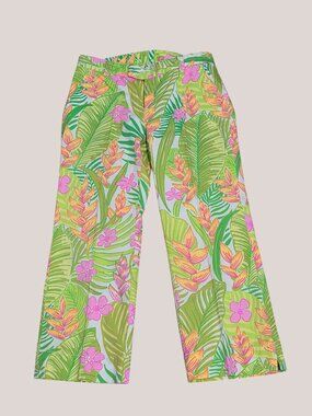 Lilly Pulitzer Floral Print Pants (SKU#2105)